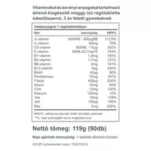 Kép 2/2 - Vitaking Gyerek Multivitamin rágótabletta 90 db