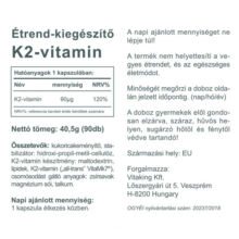 Kép 2/2 - Vitaking K2 Vitamin 90 mcg kapszula 90 db