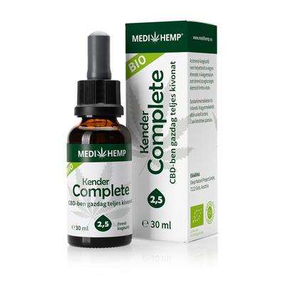 MediHemp Complete 2,5% 30ml 750mg teljes spektrumú CBD olaj