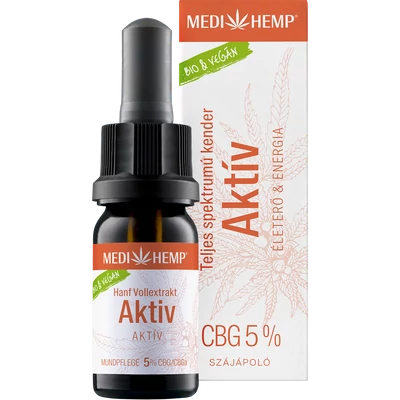 MediHemp 5% 10ml 500mg teljes spektrumú CBG esszencia