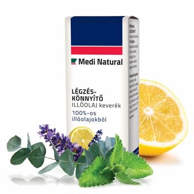 MediNatural illóolaj keverék LÉGZÉSKÖNNYÍTŐ 10 ml
