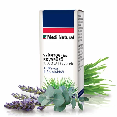 MediNatural illóolaj keverék SZÚNYOG ÉS ROVARŰZŐ 10 ml
