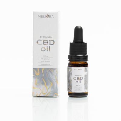 Meliora 5% 500mg teljes spektrumú CBD olaj 10ml