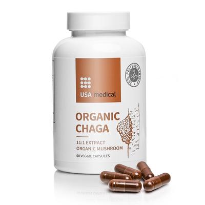 USA medical ORGANIC CHAGA gomba kivonat kapszula