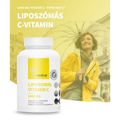 USA medical Liposzómás C-vitamin 1000 mg Pure Way-C 60 db kapszula