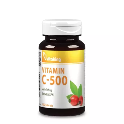 Vitaking C-500 Csipkebogyóval tabletta 100 db