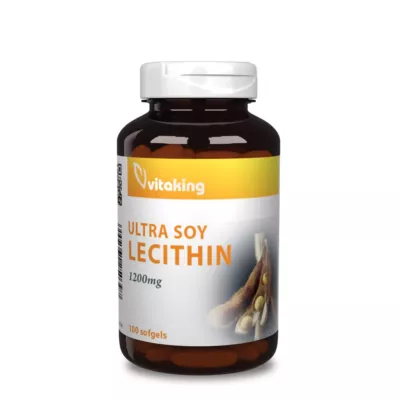Vitaking Lecitin 1200 mg gélkapszula 100 db