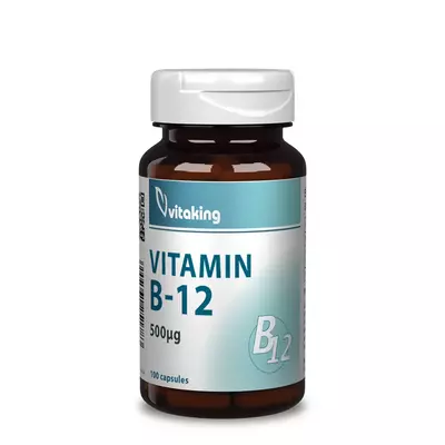 Vitaking B-12 vitamin 500 mcg kapszula 100 db