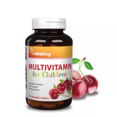 Vitaking Gyerek Multivitamin rágótabletta 90 db