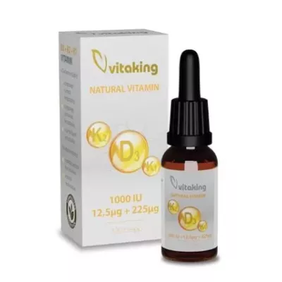 Vitaking D3+K2+K1-Vitamin cseppek 10ml