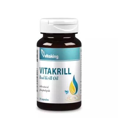 Vitaking Vitakrill Real Krill Oil NEW 500mg gélkapszula 30 db