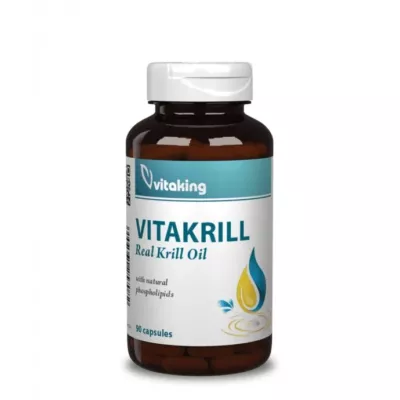 Vitaking Vitakrill Real Krill Oil NEW 500mg gélkapszula 90 db