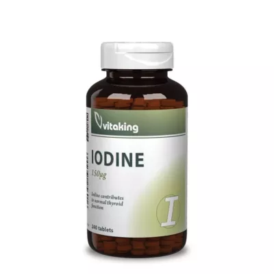 Vitaking Iodine tabletta 240 db ÚJ