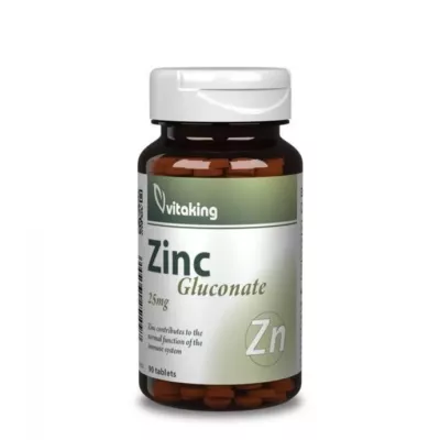Vitaking Cink Gluconate 25 mg tabletta 90 db ÚJ