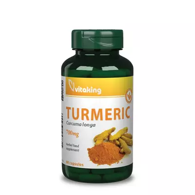 Vitaking Kurkuma Turmeric 700 mg kapszula 60 db ÚJ