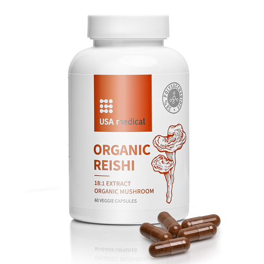 USA medical ORGANIC REISHI gomba kivonat kapszula